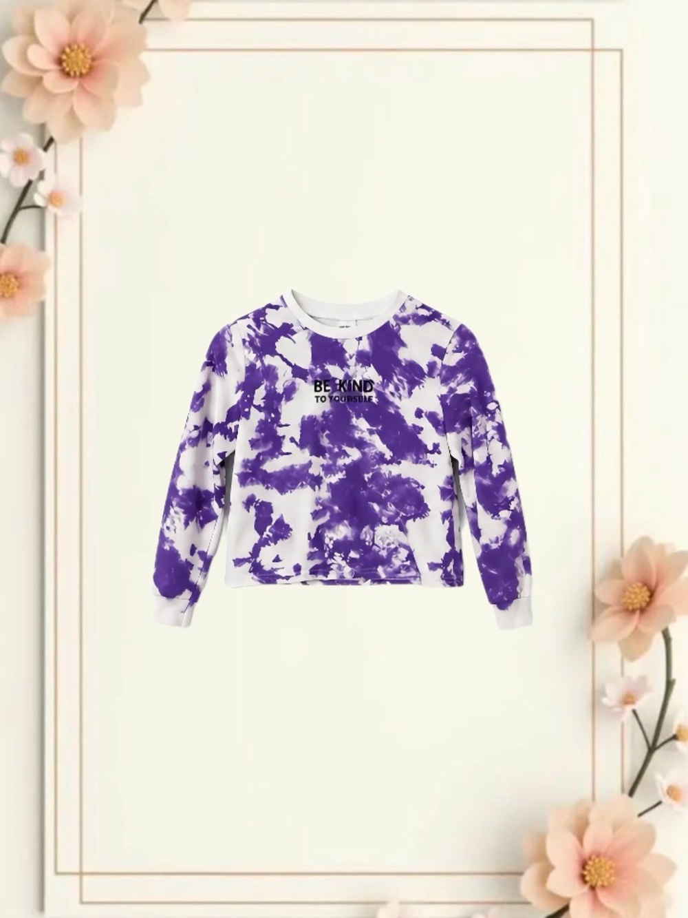 Girls SHEIN Tie-Dye Top